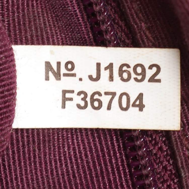 Pre Owned Coach Purple Leather Christie Carryall Tote