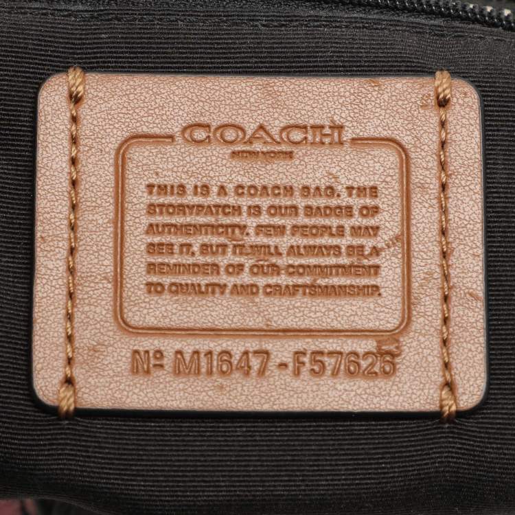 Pre Owned Coach Multicolor Floral Print Coated Canvas Mini Bennett Satchel