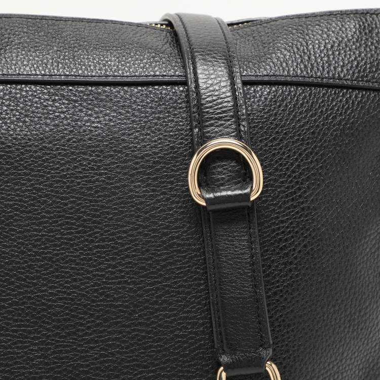 Pre Owned Coach Black Leather Crossbody Bag