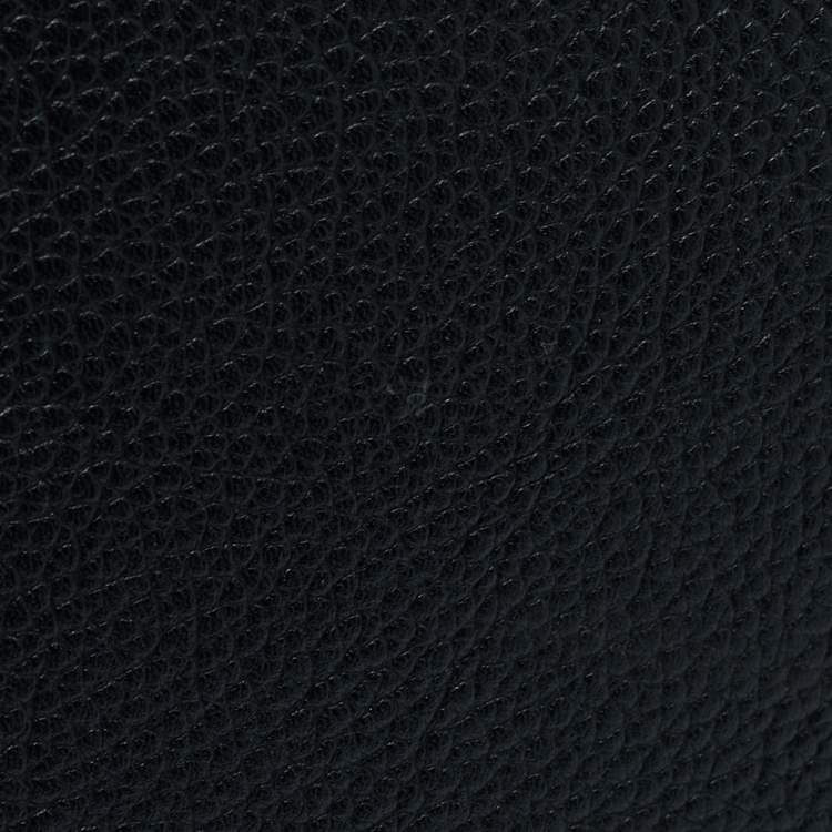 Pre Owned Coach Black Leather and Suede Lora Carryall Satchel