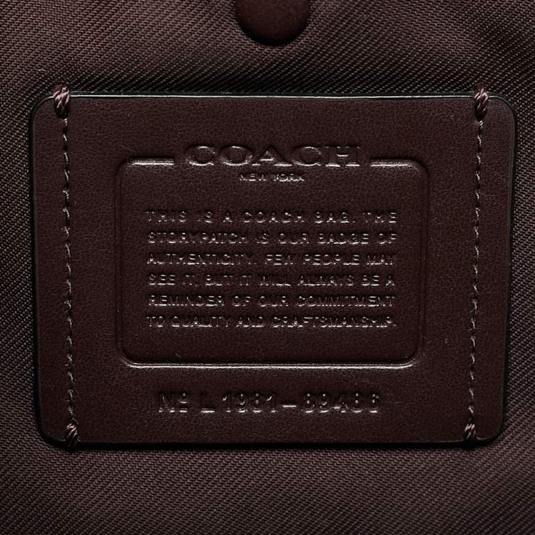 Pre Owned Coach Black Leather and Suede Lora Carryall Satchel