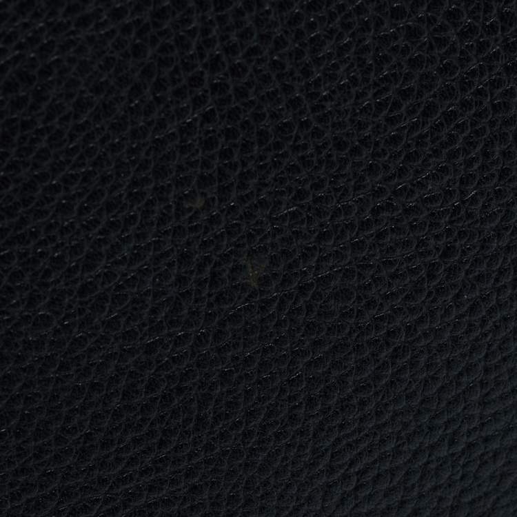 Pre Owned Coach Black Leather and Suede Lora Carryall Satchel