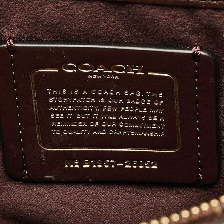 Pre Owned Coach Black Leather Parker Chain Flap Shoulder Bag