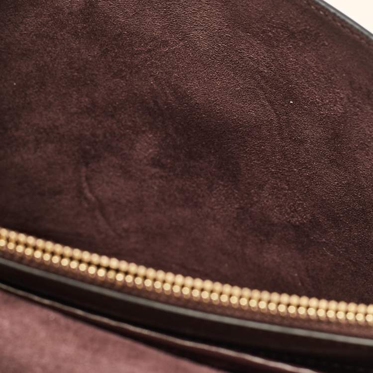 Pre Owned Coach Black Leather Parker Chain Flap Shoulder Bag