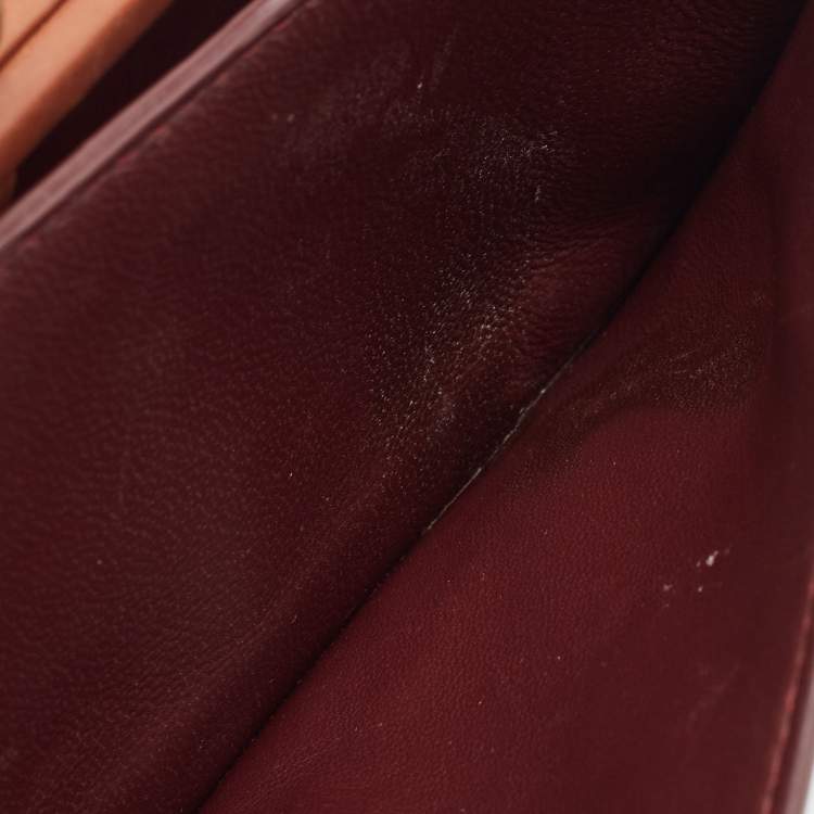 Pre Owned Coach Black Monogram Leather Dinky Crossbody Bag