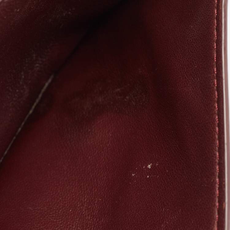 Pre Owned Coach Black Monogram Leather Dinky Crossbody Bag