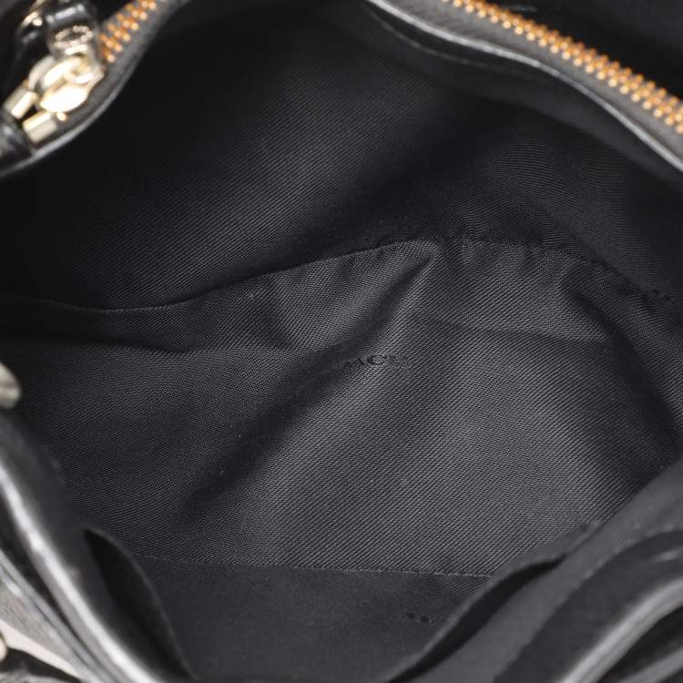 Pre Owned Coach Black Leather Christie Carryall Satchel