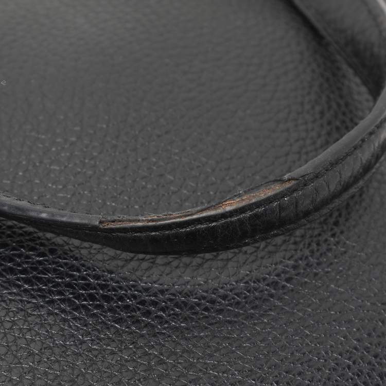Pre Owned Coach Black Leather Christie Carryall Satchel