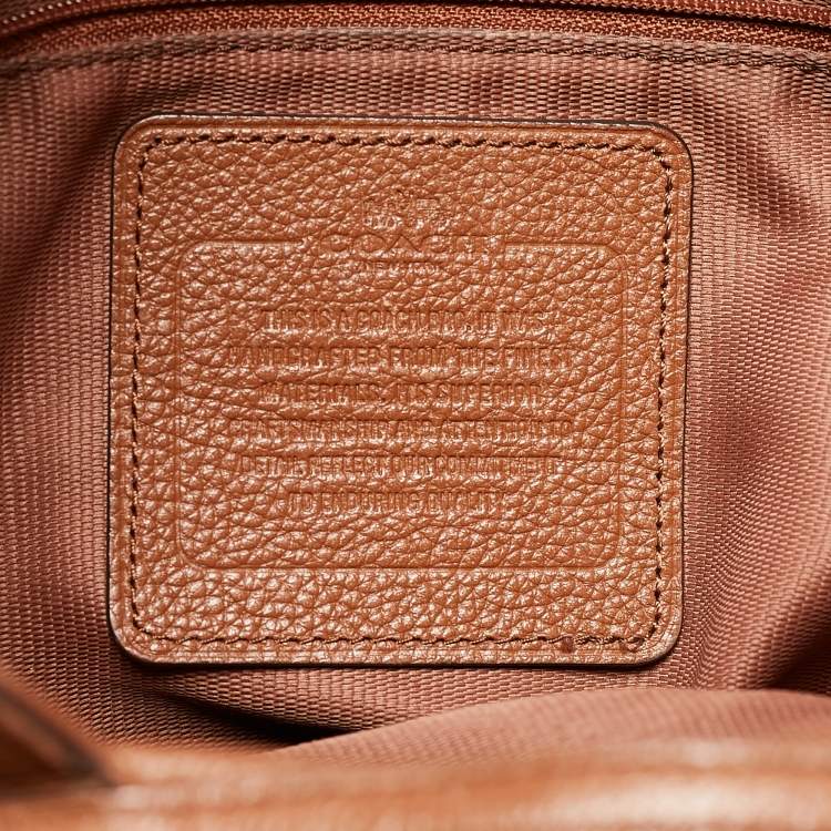 Pre Owned Coach Brown Leather Edie Shoulder Bag
