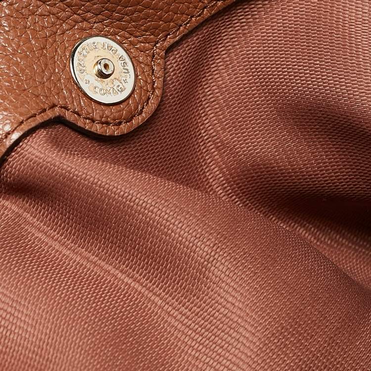 Pre Owned Coach Brown Leather Edie Shoulder Bag