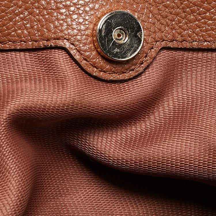Pre Owned Coach Brown Leather Edie Shoulder Bag