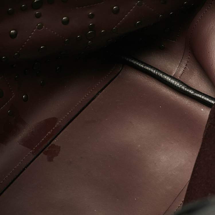 Pre Owned Coach Black Leather Upcrafted Market Tote