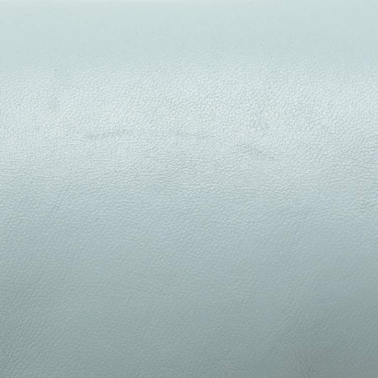 Pre Owned Coach Blue Leather Tabby Pillow 26 Shoulder Bag