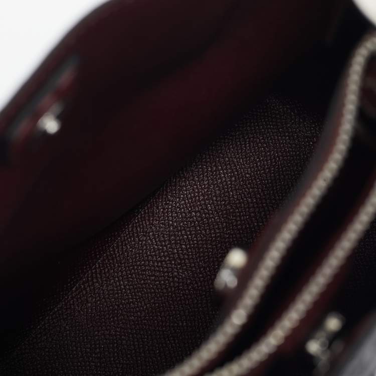 Pre Owned Coach Black/Grey Signature Coated Canvas Small Town Bucket Bag