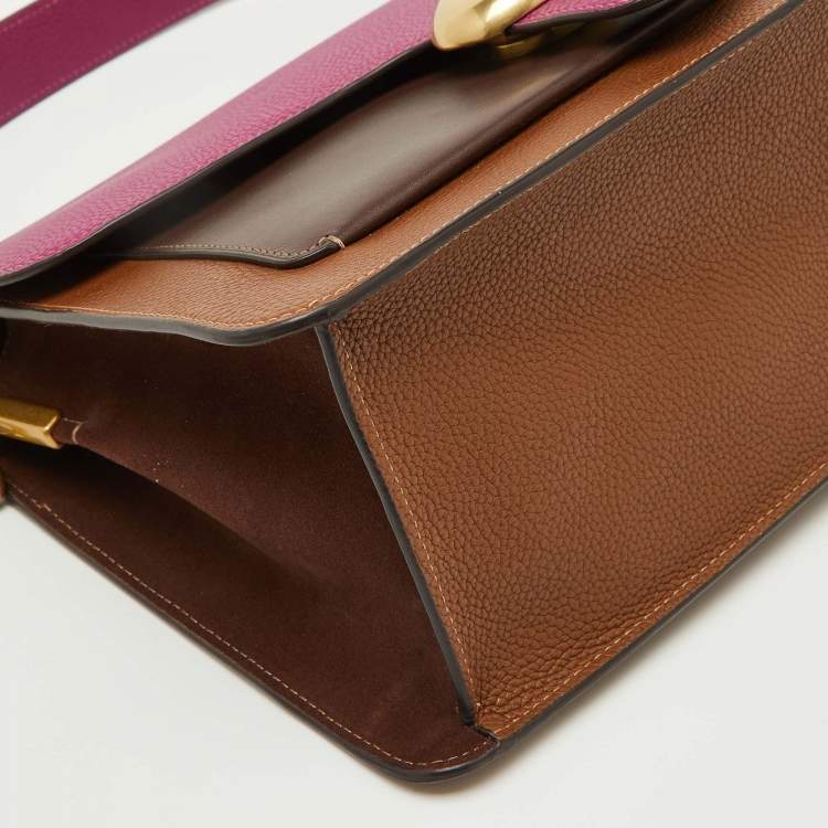 Pre Owned Coach Multicolor Leather Tabby 26 Flap Shoulder Bag
