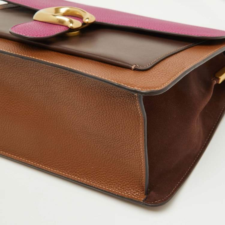 Pre Owned Coach Multicolor Leather Tabby 26 Flap Shoulder Bag