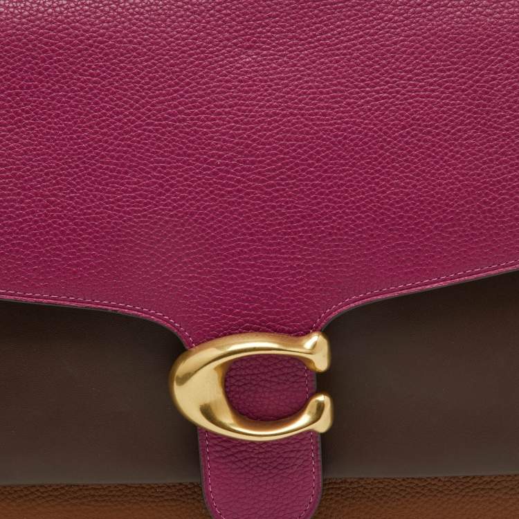 Pre Owned Coach Multicolor Leather Tabby 26 Flap Shoulder Bag