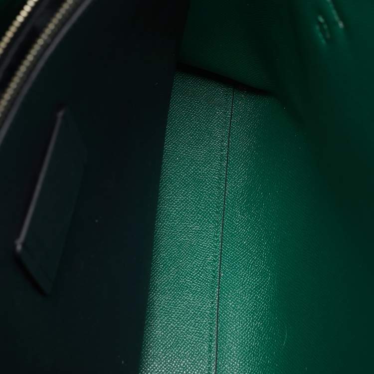 Pre Owned Coach Light Green Leather Molly Shopper Tote