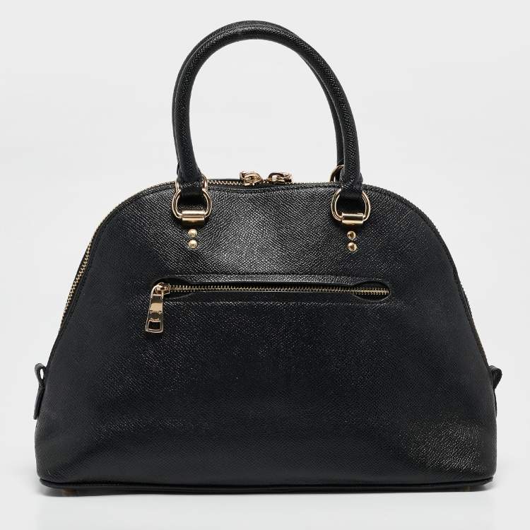 Pre Owned Coach Black Leather Katy Satchel