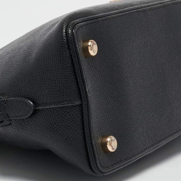 Pre Owned Coach Black Leather Katy Satchel