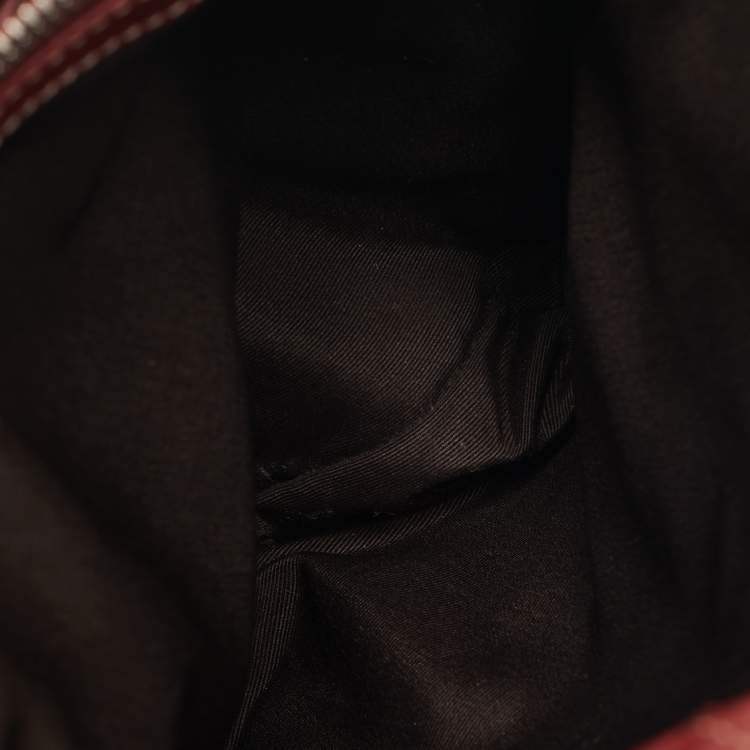 مملوكة مسبقًا Coach Red Leather Hampton Market Lunch Tote