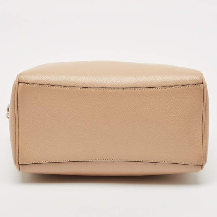 مملوكة مسبقًا Coach Beige Leather Mini Bennett Satchel