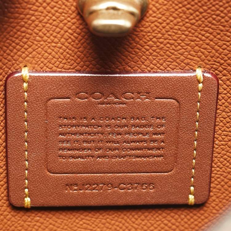 Pre Owned Coach Grey Leather Willow Bucket Bag