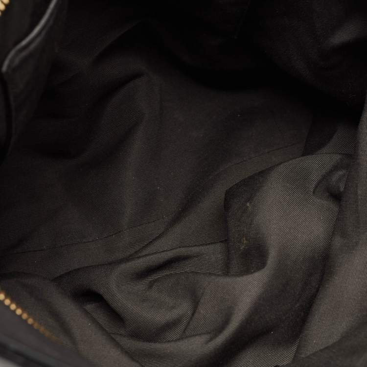 Pre Owned Coach Black Leather Town Tote
