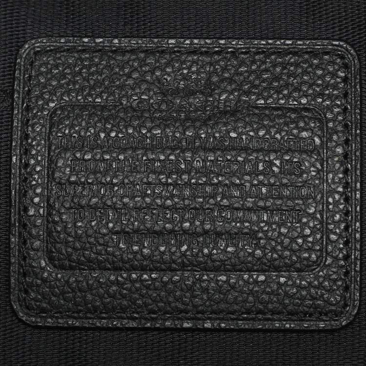 Pre Owned Coach Black Leather Prairie Satchel