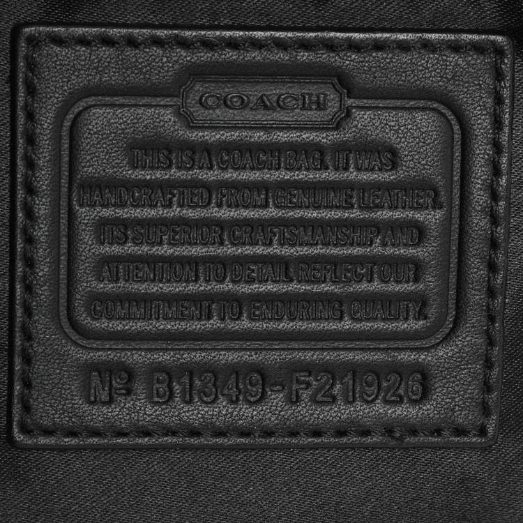 Pre Owned Coach Black Leather Ashley Hobo