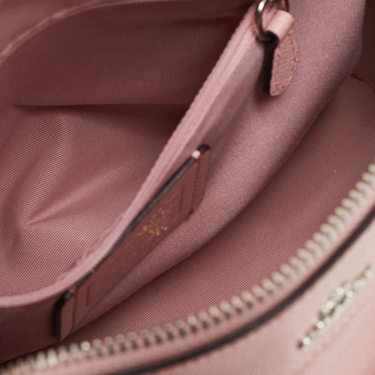 Pre Owned Coach Pink Leather Mini Bennett Satchel