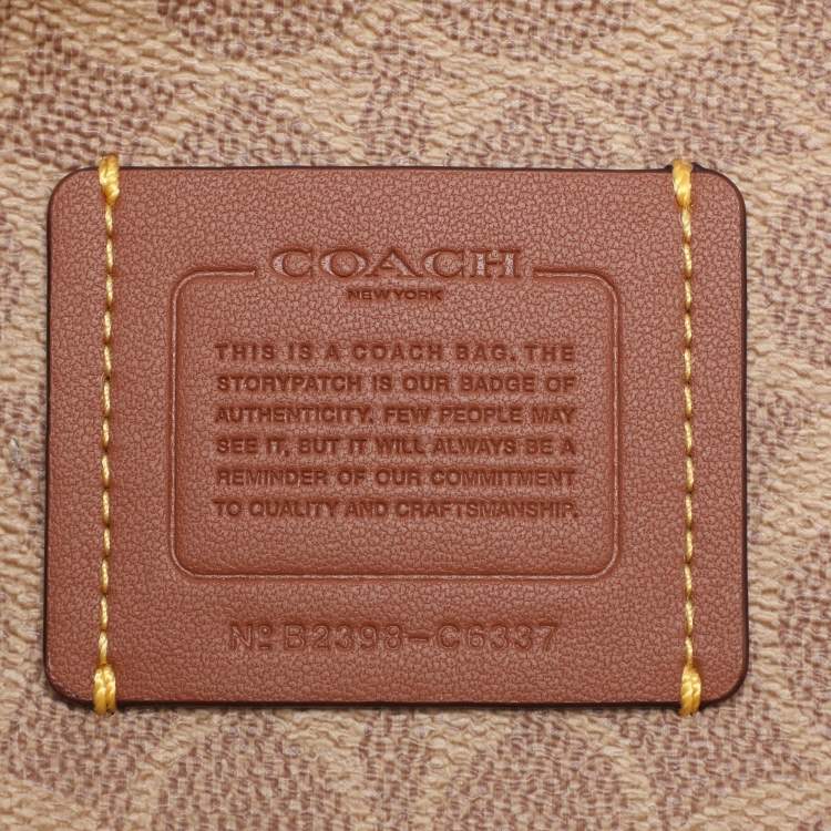 Pre Owned Coach Orange Leather Day Tote