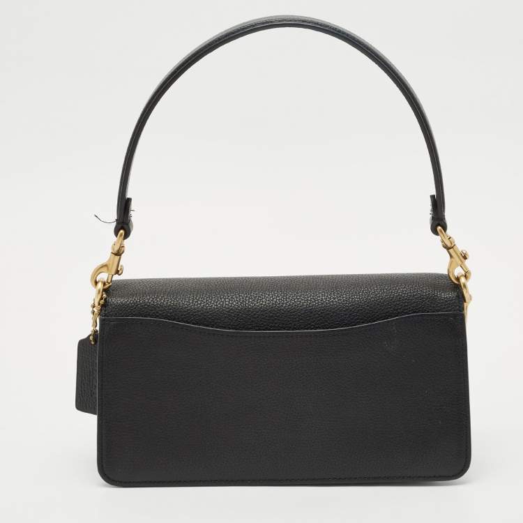 Pre Owned Coach Black Leather Tabby 26 Shoulder Bag