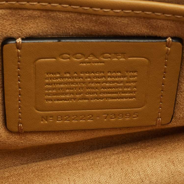 Pre Owned Coach Black Leather Tabby 26 Shoulder Bag