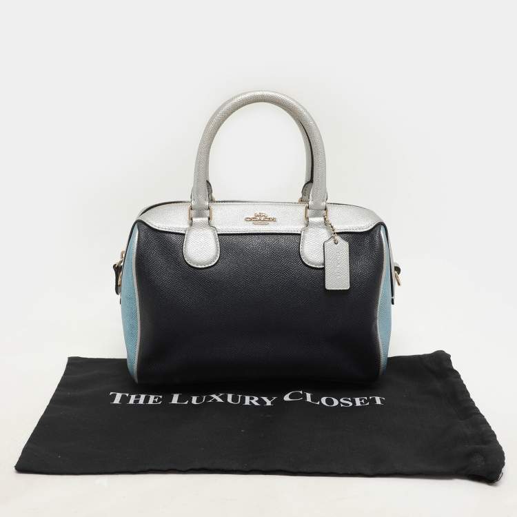 Pre Owned Coach Multicolor Leather Mini Bennett Satchel