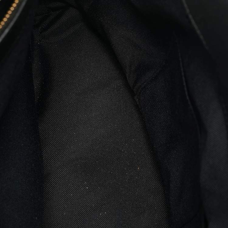 Pre Owned Coach Black Leather Swagger 33 Tote