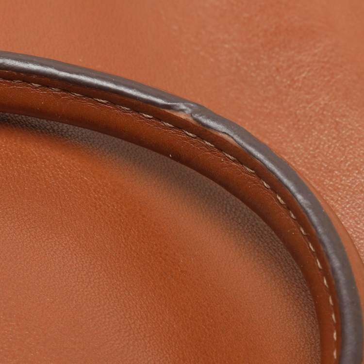 Pre Owned Coach Brown Leather Crosby Carryall Satchel