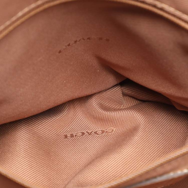 Pre Owned Coach Brown Leather Crosby Carryall Satchel