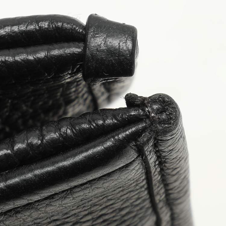 Pre Owned Coach Black Leather Dempsey Carryall Tote 