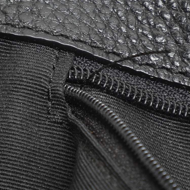 Pre Owned Coach Black Leather Dempsey Carryall Tote 