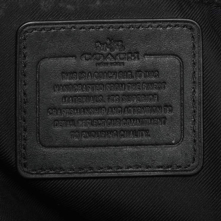 Pre Owned Coach Black Leather Chelsea Crossbody Bag