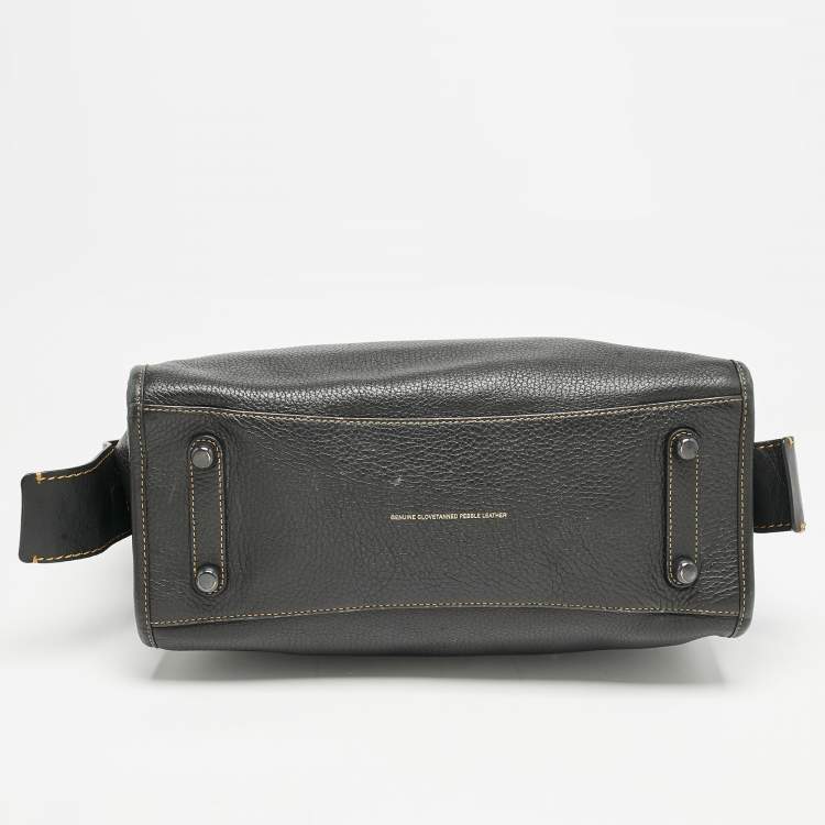 Pre Owned Coach Black Leather Rogue 31 Tote