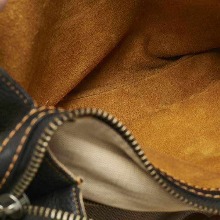 Pre Owned Coach Black Leather Rogue 31 Tote
