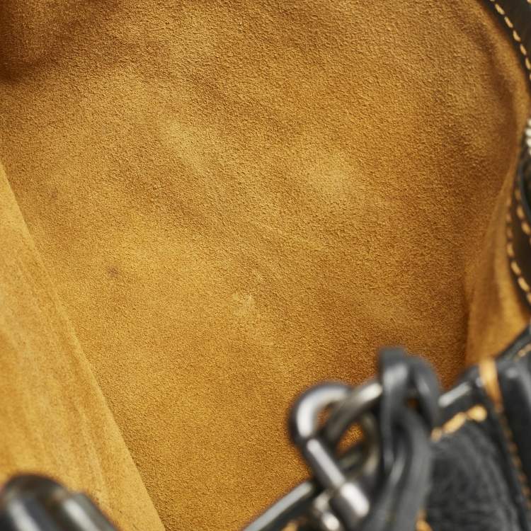 Pre Owned Coach Black Leather Rogue 31 Tote