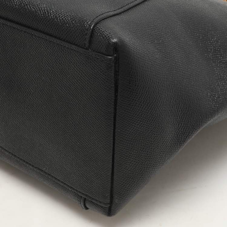 Pre Owned Coach Black Leather Ava Tote
