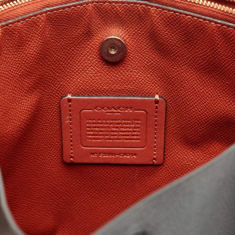 Pre Owned Coach Black Leather Mollie Bucket Bag