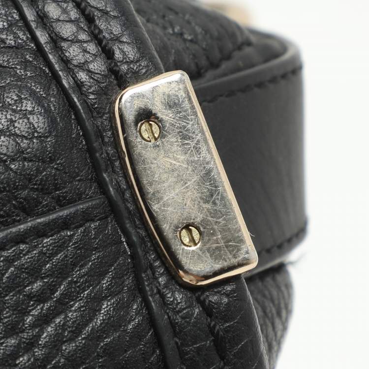 Pre Owned Coach Black Leather Swagger 20 Tote