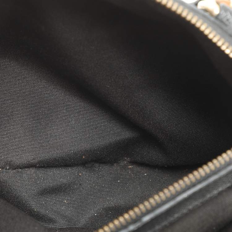 Pre Owned Coach Black Leather Mini Brooke Carryall Satchel