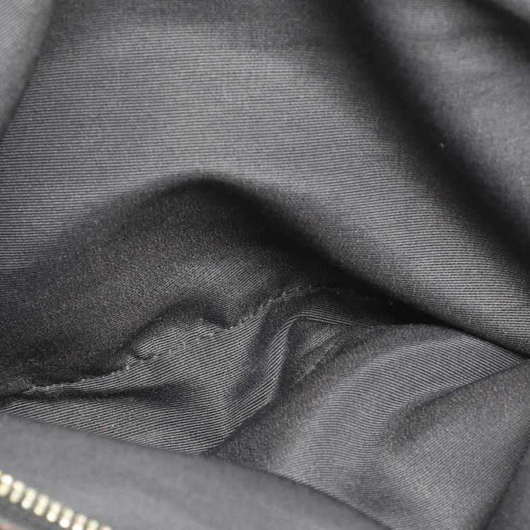 Pre Owned Coach Dark Brown/Grey Jacquard Canvas and Leather Legacy Lexy Shoulder Bag