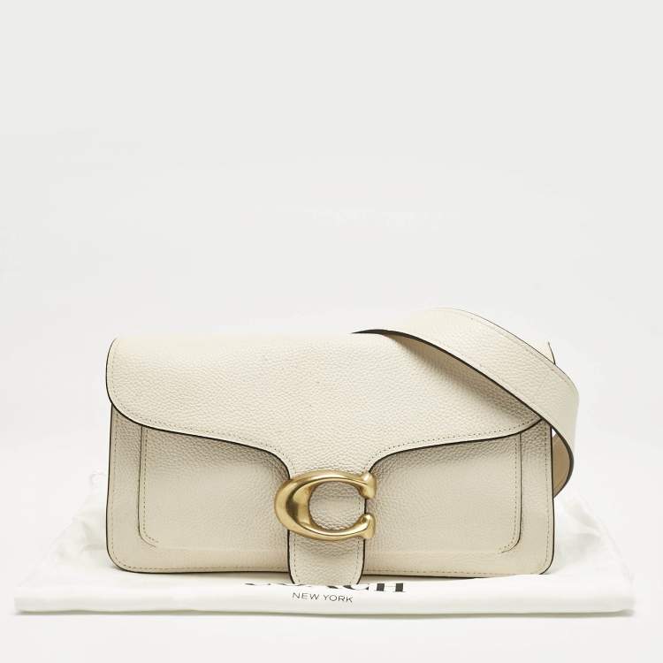Pre Owned Coach Off White Leather Tabby 26 Shoulder Bag